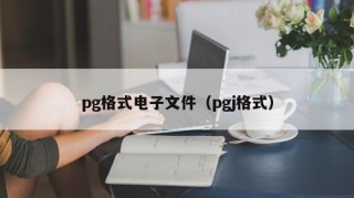 pg格式电子文件（pgj格式）